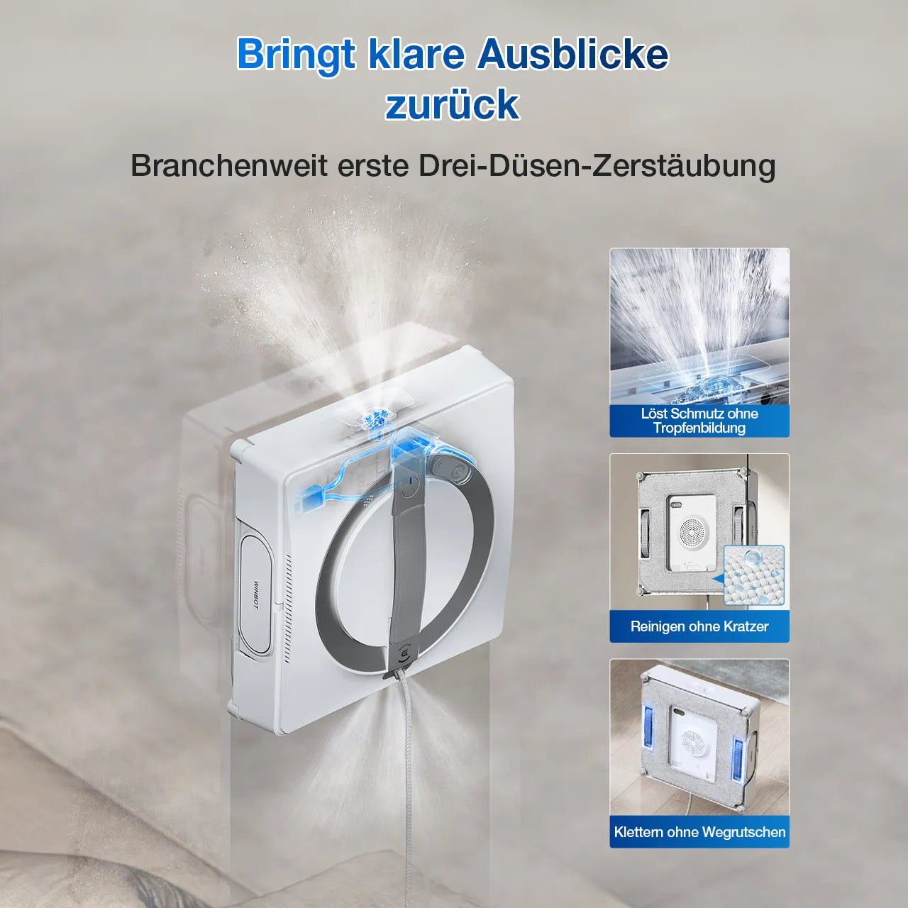 W7 PRO OMNi Fensterputzroboter