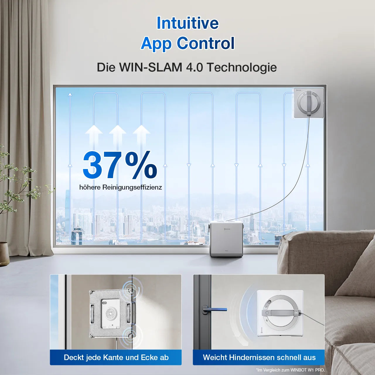 W7 PRO OMNi Fensterputzroboter