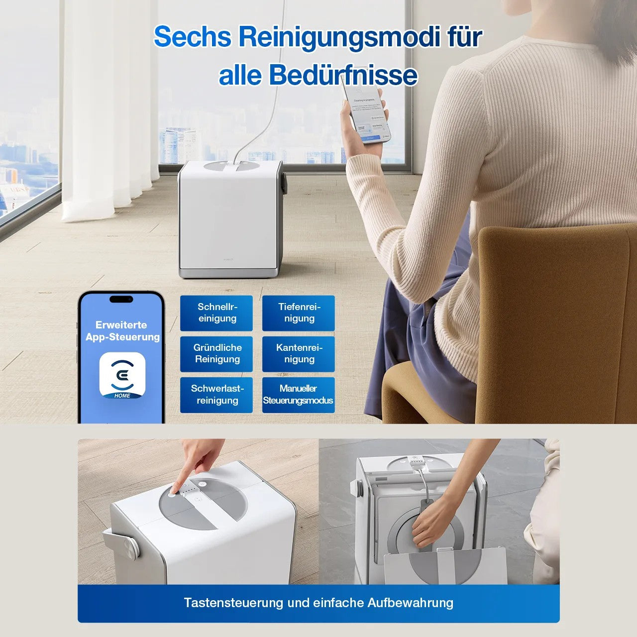 W7 PRO OMNi Fensterputzroboter