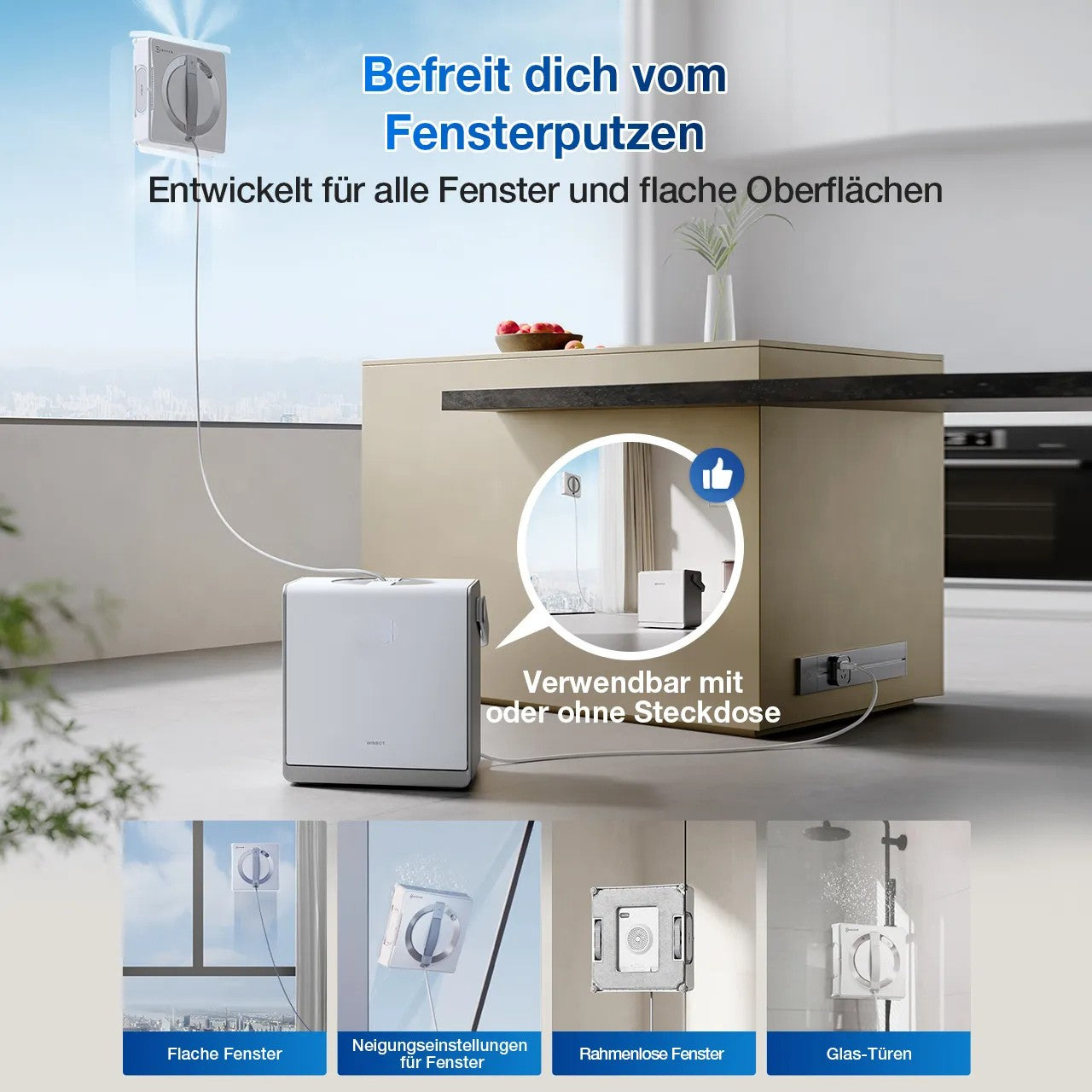 W7 PRO OMNi Fensterputzroboter