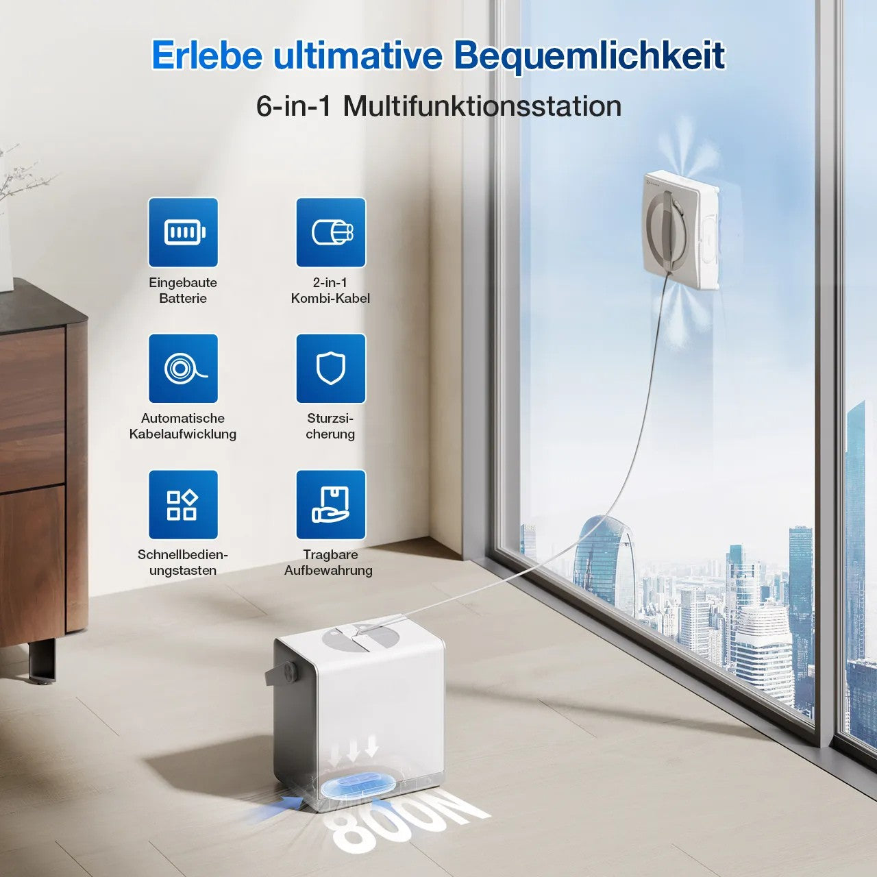 W7 PRO OMNi Fensterputzroboter